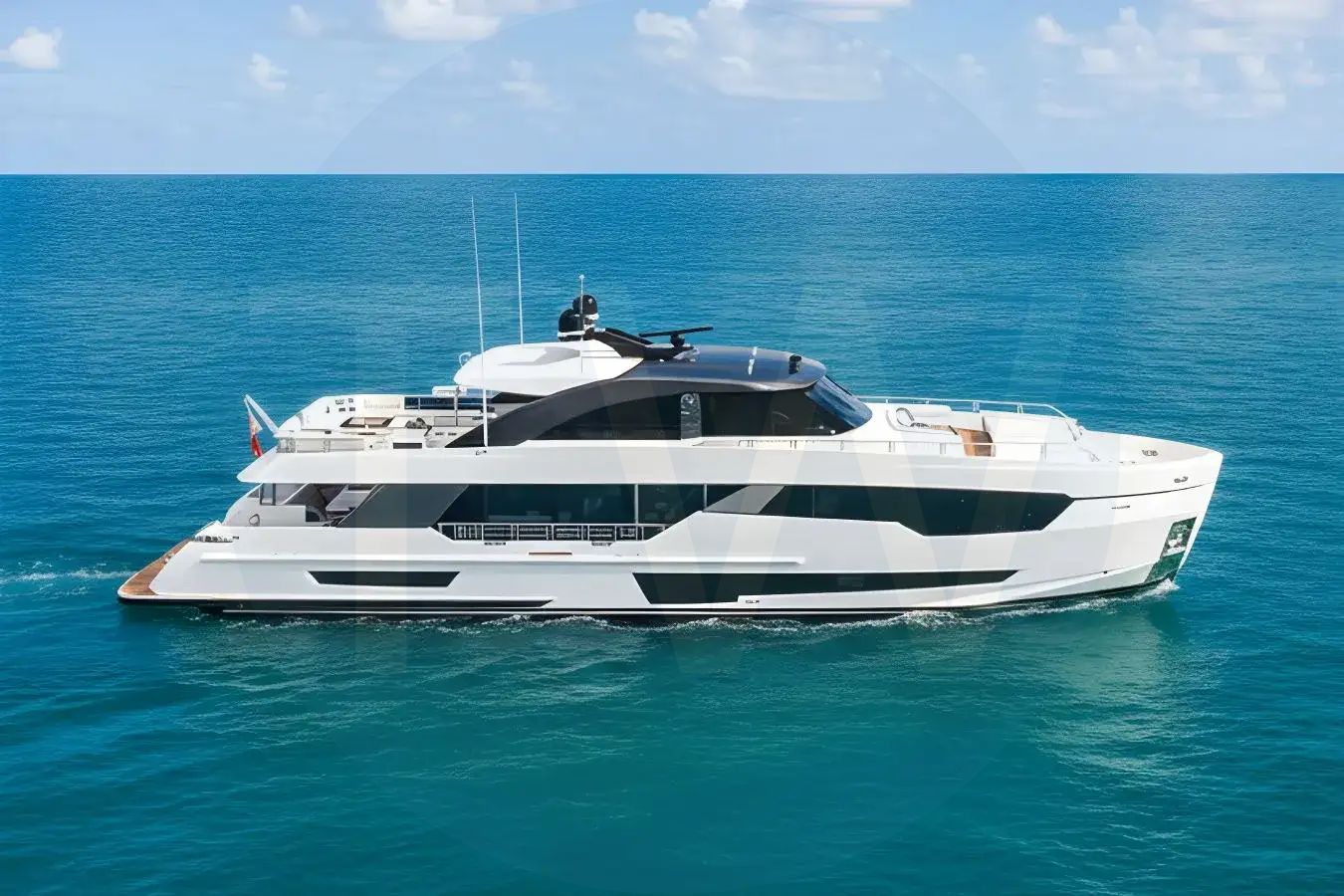 White Voyager yacht - 2026 guide with the owner of the world's 8852nd largest yacht, the 124th largest yacht built by superyacht builder Ocean Alexander, based in Taiwan.