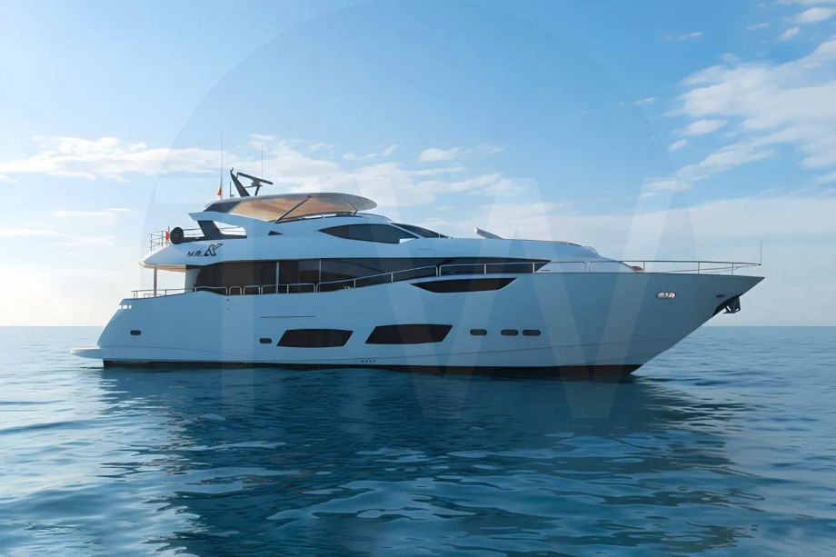 White Mr K Iriston yacht for sale and price, showing the details and features of the interior and exterior available for purchase from LIME Yachts and Brokerage located in Fort Lauderdale Florida.