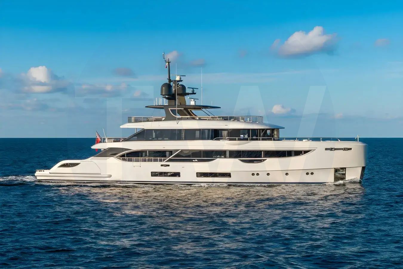 White Alpha Waves yacht - 2026 guide with the owner of the world's 2397th largest yacht, the 155th largest yacht built by superyacht builder Benetti Yachts, based in Italy.
