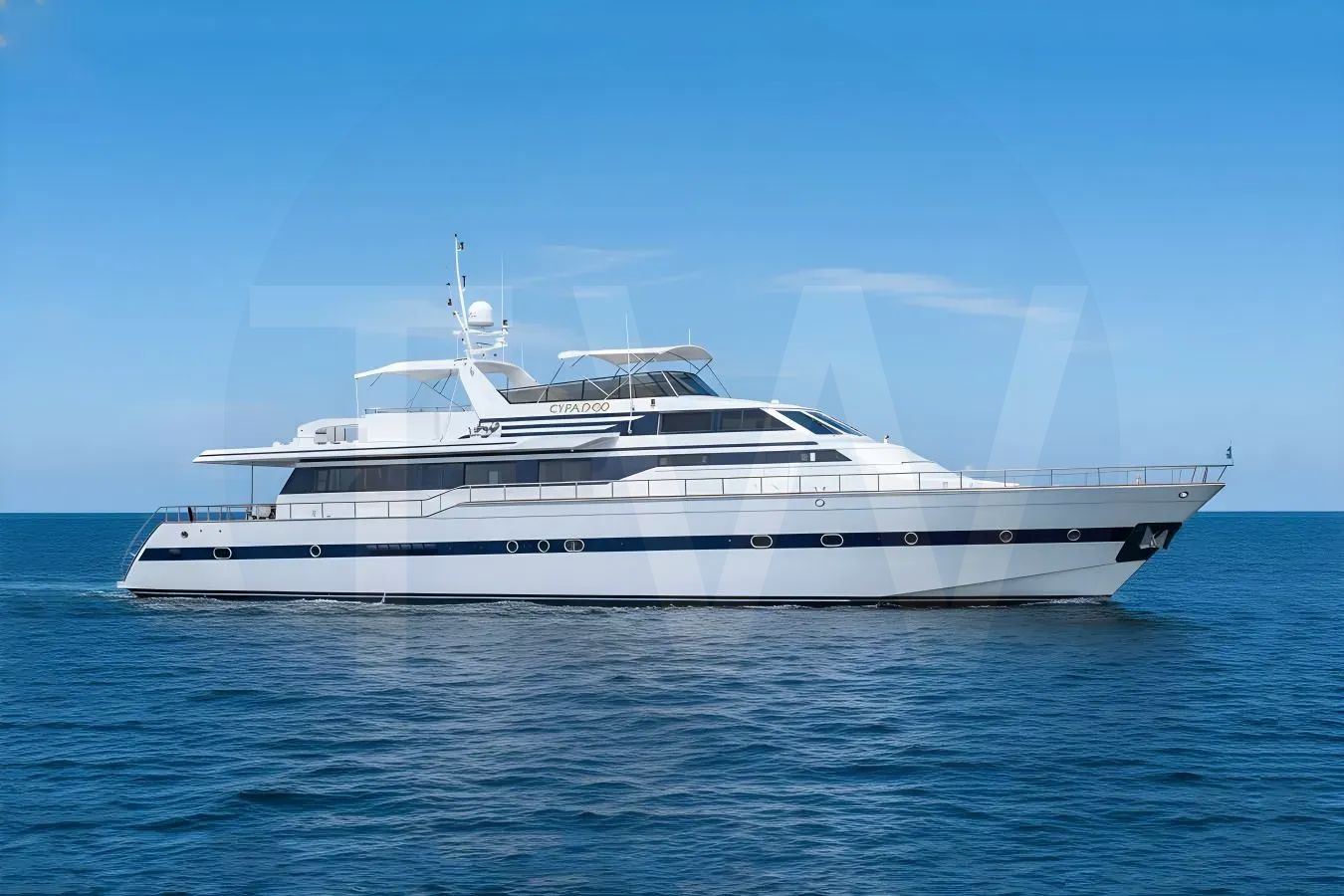 White Cipango yacht - 2026 guide with the owner of the world's 8128th largest yacht, the 8th largest yacht built by superyacht builder New Versilcraft srl, based in Italy.