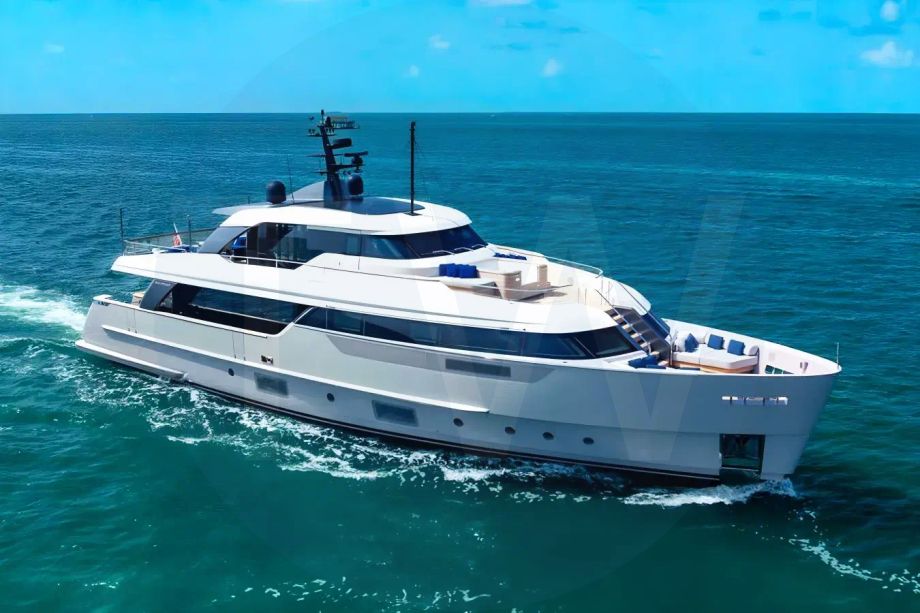 White Legacy yacht for sale and price, showing the details and features of the interior and exterior available for purchase from LIME Yachts and Brokerage located in Fort Lauderdale Florida.